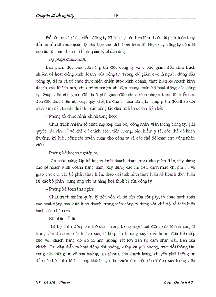 image for page Biện pháp thu hút khách trong kinh doanh tiệc tại nhà hàng Hoa Sen 6 thuộc công ty cổ phần du lịch Kim Liên