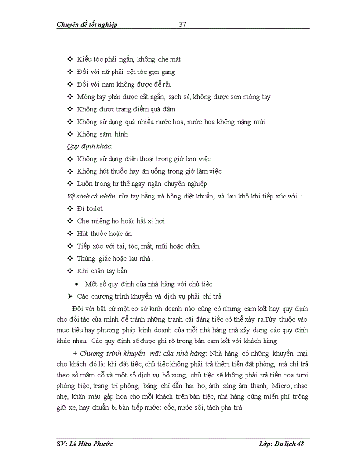 image for page Biện pháp thu hút khách trong kinh doanh tiệc tại nhà hàng Hoa Sen 6 thuộc công ty cổ phần du lịch Kim Liên