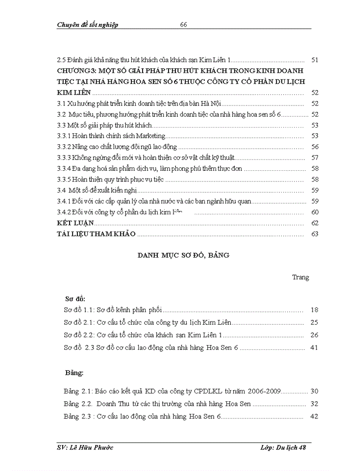 image for page Biện pháp thu hút khách trong kinh doanh tiệc tại nhà hàng Hoa Sen 6 thuộc công ty cổ phần du lịch Kim Liên