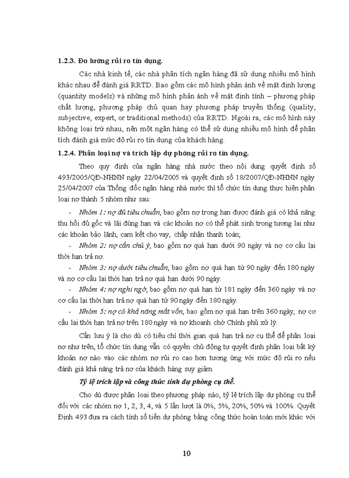 image for page Các mô hình phân tích đánh giá rủi ro tín dụng và ứng dụng mô hình Logistic trong xếp hạng tín dụng doanh nghiệp vay vốn tại ngân hàng GP Bank
