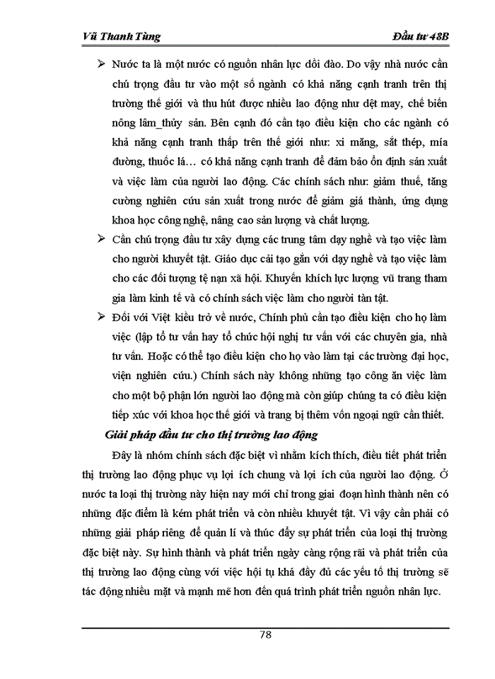image for page Thực trạng đầu tư phát triển nguồn nhân lực Việt Nam giai đoạn 2001-2008