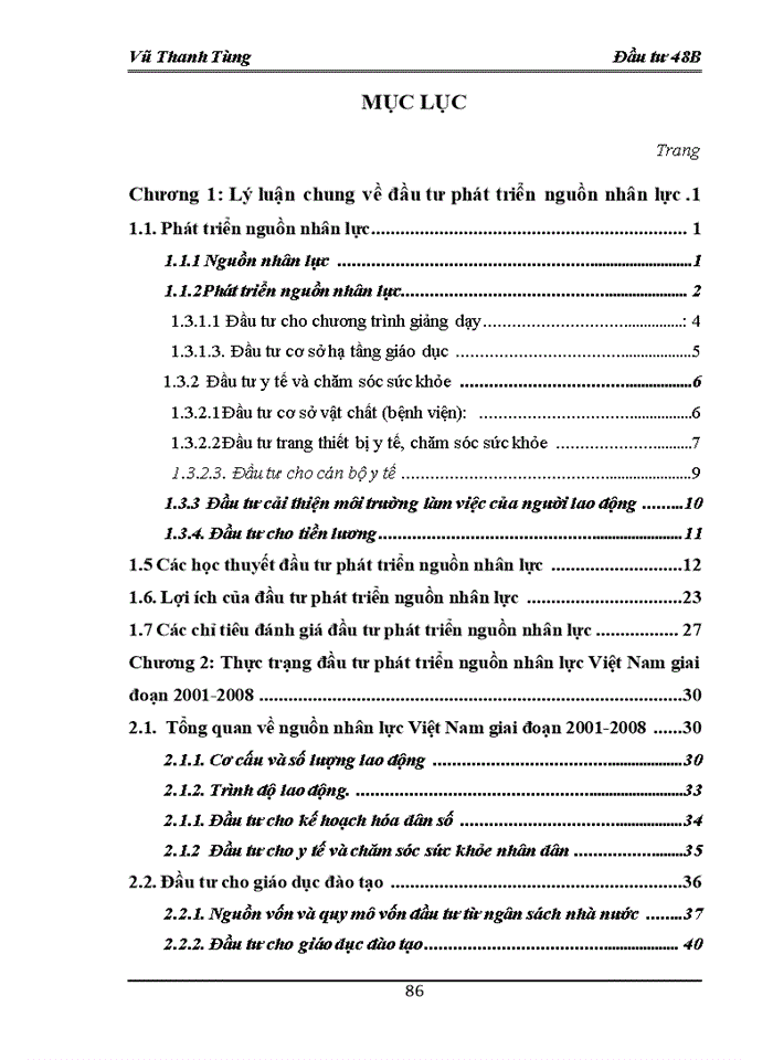 image for page Thực trạng đầu tư phát triển nguồn nhân lực Việt Nam giai đoạn 2001-2008