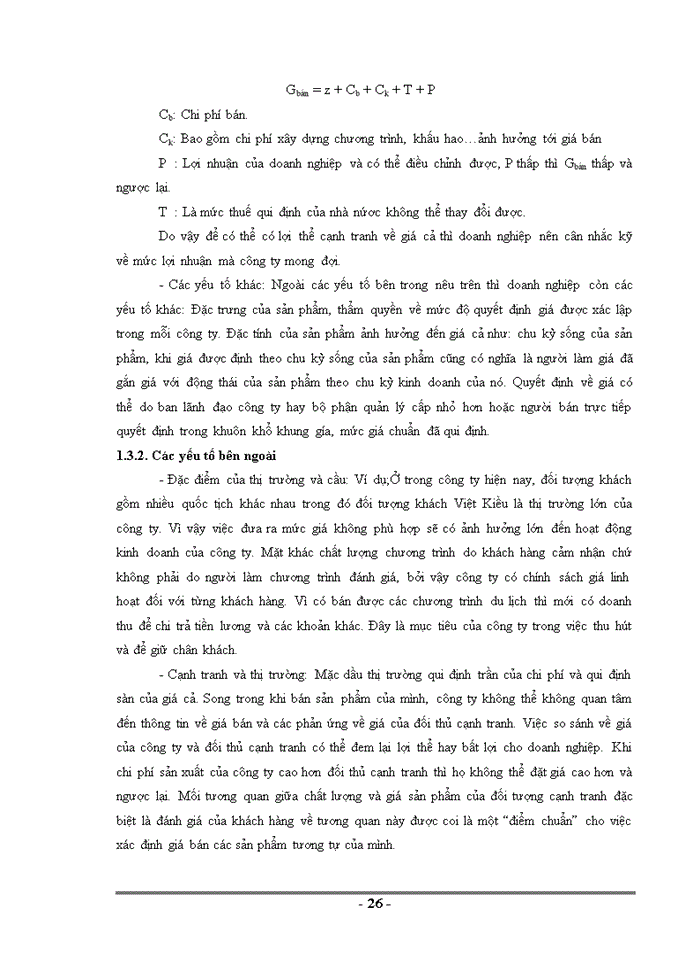 image for page Hoàn thiện công tác quản lý giá trong kinh doanh lữ hành ở công ty trách nhiệm hữu hạn du lịch và dịch vụ Hà Long