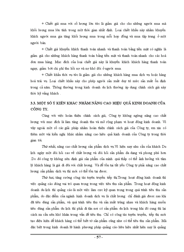 image for page Hoàn thiện công tác quản lý giá trong kinh doanh lữ hành ở công ty trách nhiệm hữu hạn du lịch và dịch vụ Hà Long