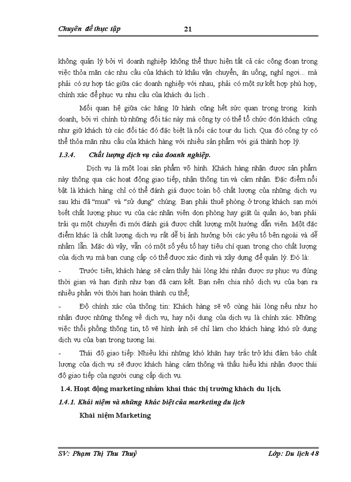 image for page Hoàn thiện hoạt động khai thác thị trường khách du lịch Mỹ bằng các giải pháp Marketing Mix tại công ty du lịch và thương mại Nam Thỏi