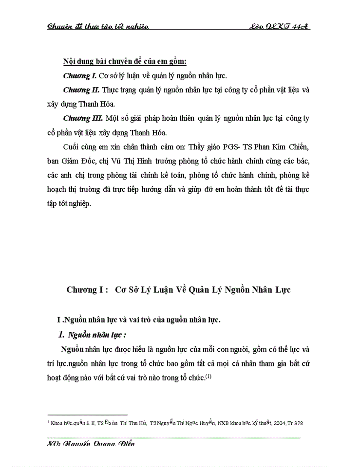 image for page Một số giải pháp hoàn thiện quản lý nguồn nhân lực tại công ty cổ phần vật liệu và xõy dựng Thanh Hoỏ