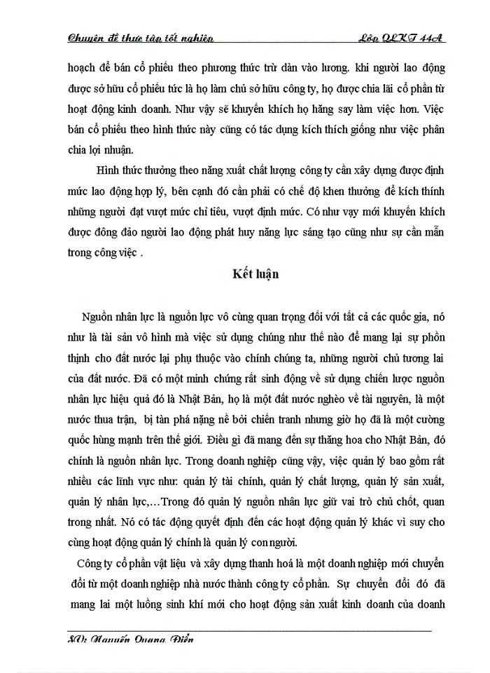 image for page Một số giải pháp hoàn thiện quản lý nguồn nhân lực tại công ty cổ phần vật liệu và xõy dựng Thanh Hoỏ