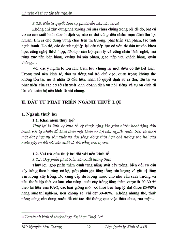 image for page Một số vấn đề quản lý đầu tư phát triển ngành thủy lợi Việt Nam trong giai đoạn 2006-2010