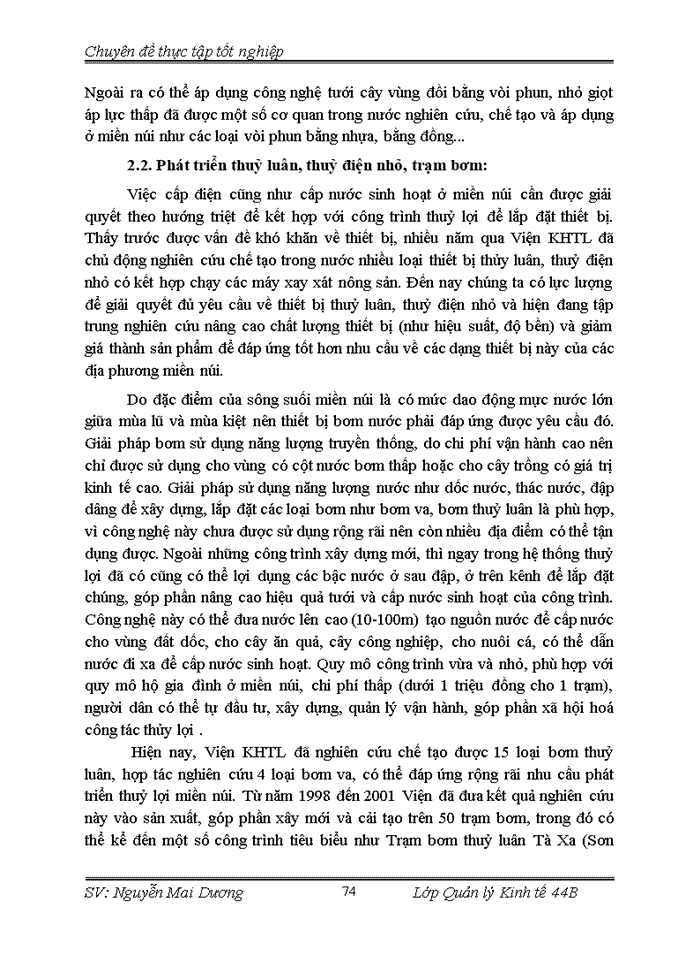 image for page Một số vấn đề quản lý đầu tư phát triển ngành thủy lợi Việt Nam trong giai đoạn 2006-2010