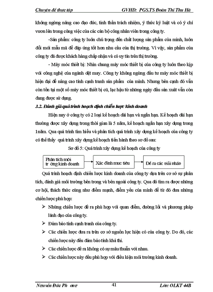 image for page Một sụ ý kiến về căn cứ và giải pháp cho quỏ trỡnh hoạch định chiến lược kinh doanh tại công ty trách nhiệm hữu hạn NN một thành viên dệt 19 5 Hà nội