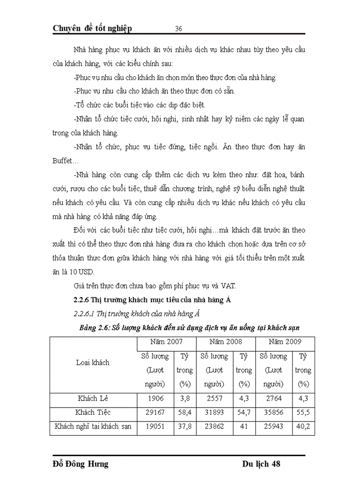 image for page Thực trạng về hiệu quả kinh doanh tại nhà hàng Á-khách sạn Bảo Sơn