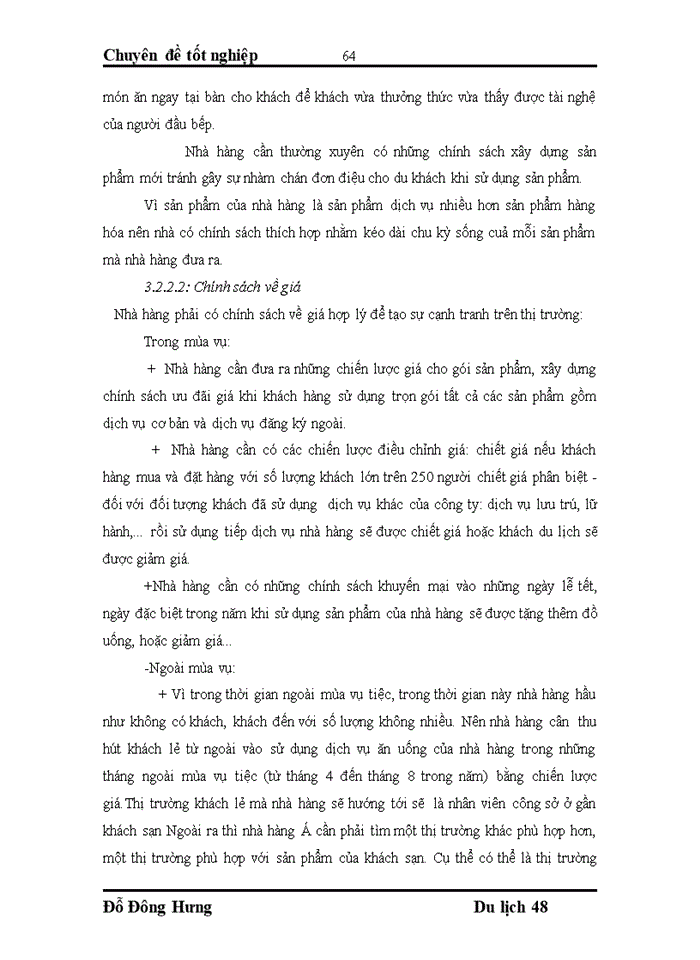 image for page Thực trạng về hiệu quả kinh doanh tại nhà hàng Á-khách sạn Bảo Sơn