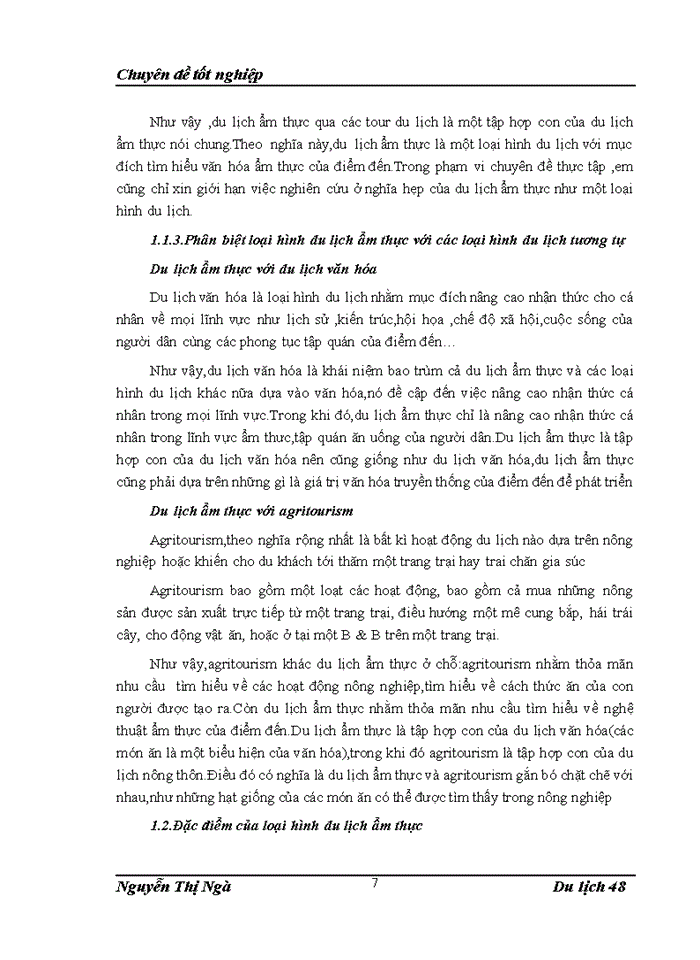 image for page Thực trạng phát triển loại hỡnh du lịch ẩm thực tại Việt Nam hiện nay