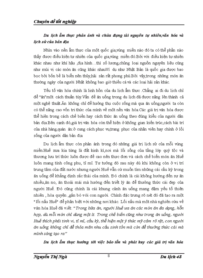 image for page Thực trạng phát triển loại hỡnh du lịch ẩm thực tại Việt Nam hiện nay