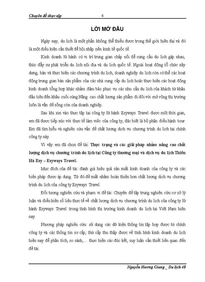 image for page Thực trạng và các giải pháp nhằm nõng cao chất lượng dịch vụ chương trỡnh du lịch tại công ty thương mại và dịch vụ du lịch Thiờn Hà Esy Esyways Travel