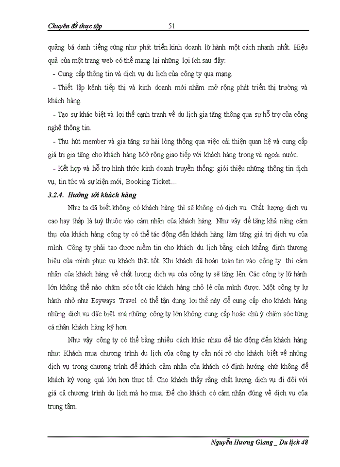 image for page Thực trạng và các giải pháp nhằm nõng cao chất lượng dịch vụ chương trỡnh du lịch tại công ty thương mại và dịch vụ du lịch Thiờn Hà Esy Esyways Travel
