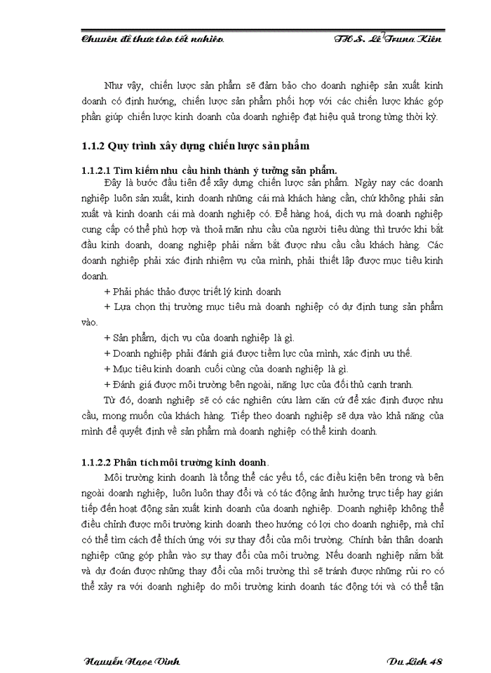 image for page Xõy dựng chiến lược sản phẩm outbound dành cho khách hàng cỏ nhân tại công ty du lịch Nam Thỏi