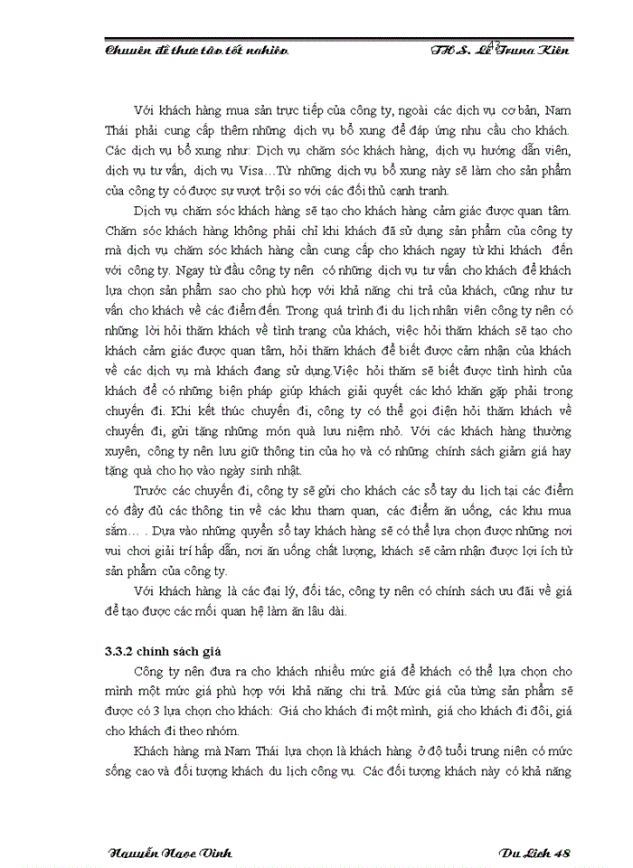 image for page Xõy dựng chiến lược sản phẩm outbound dành cho khách hàng cỏ nhân tại công ty du lịch Nam Thỏi