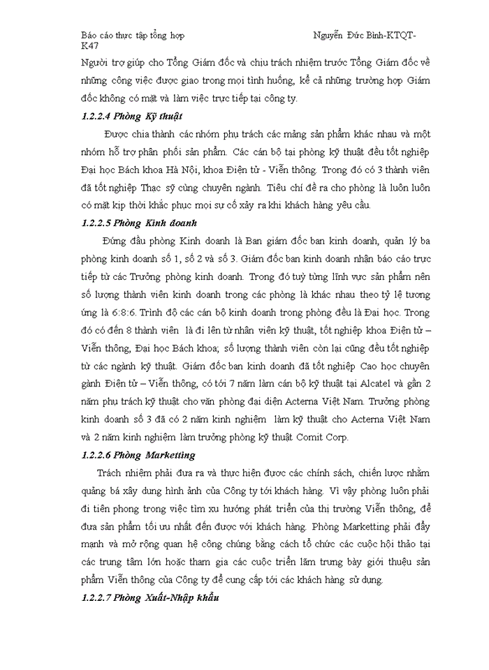 image for page Báo cáo công ty cổ phần công nghệ Viễn Thụng Tin học COMIT CORP