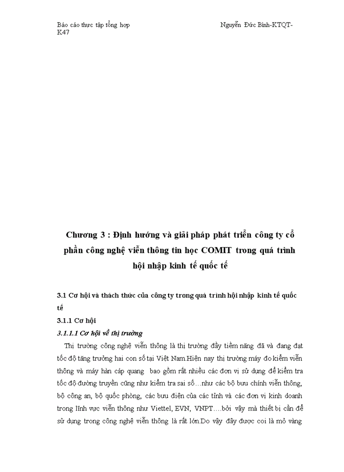 image for page Báo cáo công ty cổ phần công nghệ Viễn Thụng Tin học COMIT CORP