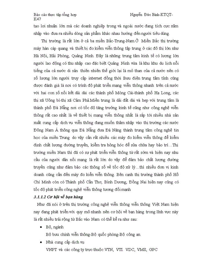 image for page Báo cáo công ty cổ phần công nghệ Viễn Thụng Tin học COMIT CORP