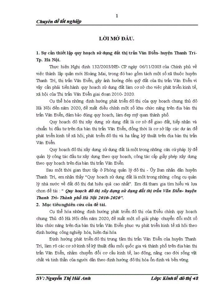 image for page Quy hoạch đụ thị xõy dựng sử dụng đất thị trấn Văn Điển- huyện Thanh Trỡ- Thành phố Hà Nội 2010- 2020