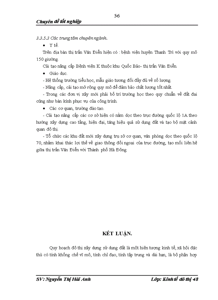 image for page Quy hoạch đụ thị xõy dựng sử dụng đất thị trấn Văn Điển- huyện Thanh Trỡ- Thành phố Hà Nội 2010- 2020