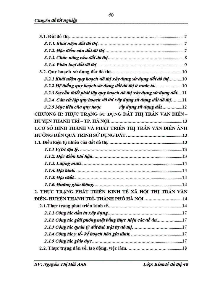 image for page Quy hoạch đụ thị xõy dựng sử dụng đất thị trấn Văn Điển- huyện Thanh Trỡ- Thành phố Hà Nội 2010- 2020