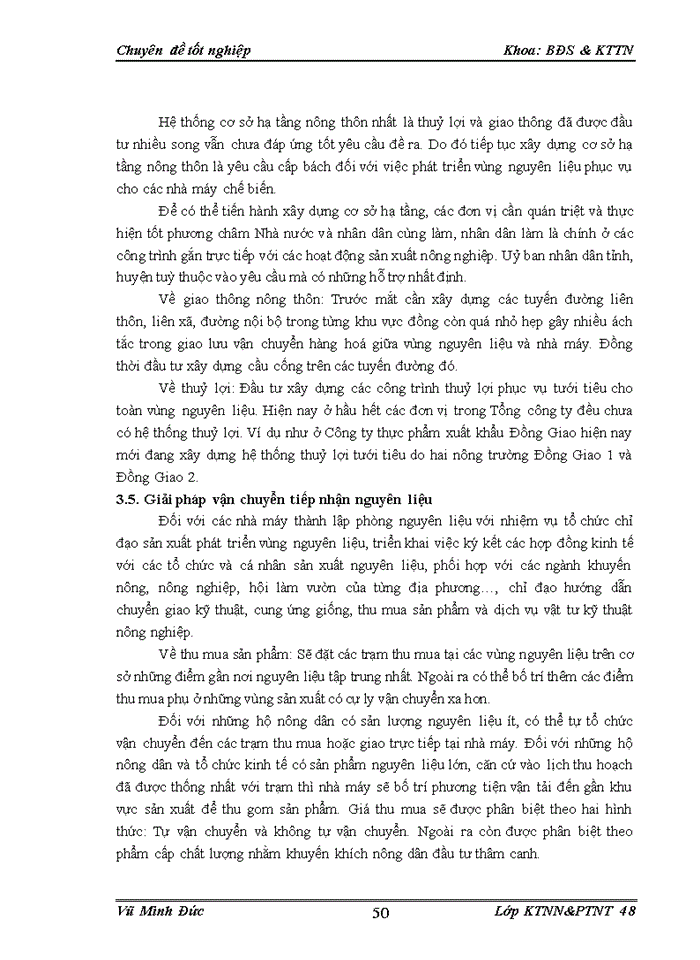 image for page Một số giải pháp phát triển vựng nguyờn liệu phục vụ sản xuất cho các nhà mỏy chế biến thuộc Tổng công ty rau quả nụng sản Việt Nam