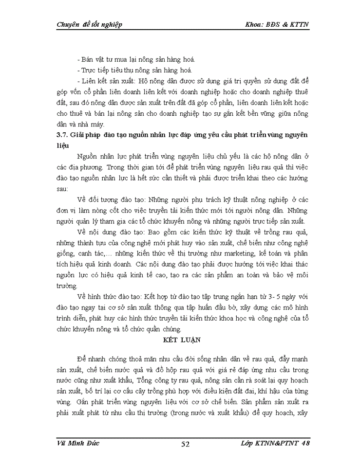 image for page Một số giải pháp phát triển vựng nguyờn liệu phục vụ sản xuất cho các nhà mỏy chế biến thuộc Tổng công ty rau quả nụng sản Việt Nam