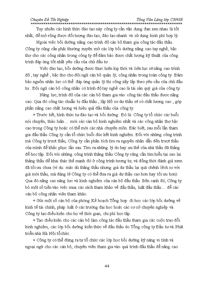 image for page Một số giải pháp Nõng Cao Khả Năng Đấu Thầu Của công ty Cổ phần đầu tư và phát triển HUD1