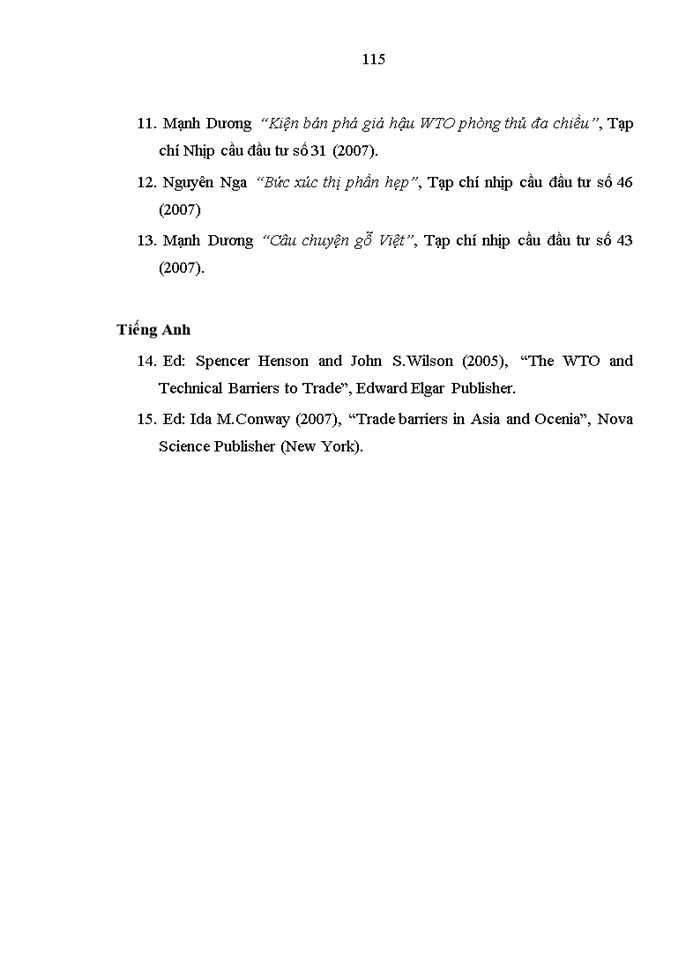 image for page ThS Thực trạng và giải pháp vượt rào cản thương mại của Mỹ đối với sản phẩm gỗ Việt Nam