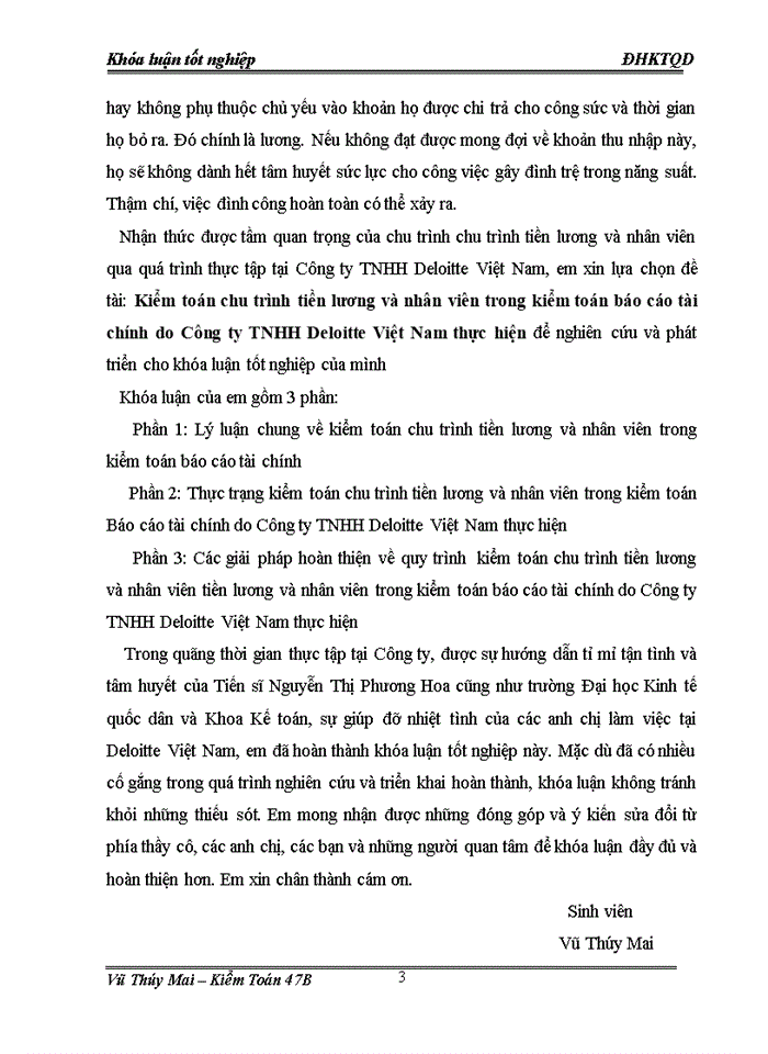 image for page Kiểm toán chu trỡnh tiền lương và nhân viên trong kiểm toán báo cỏo tài chính do công ty trách nhiệm hữu hạn Deloitte Việt Nam
