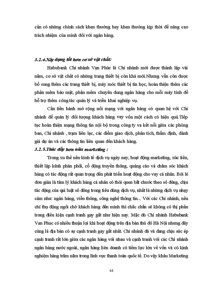 image for page Mụ̣t sụ́ giải pháp tăng cường hiợ̀u quả cho vay khách hàng cá nhân tại NHThương mại Cổ phần Habubank Chi nhánh Vạn Phúc