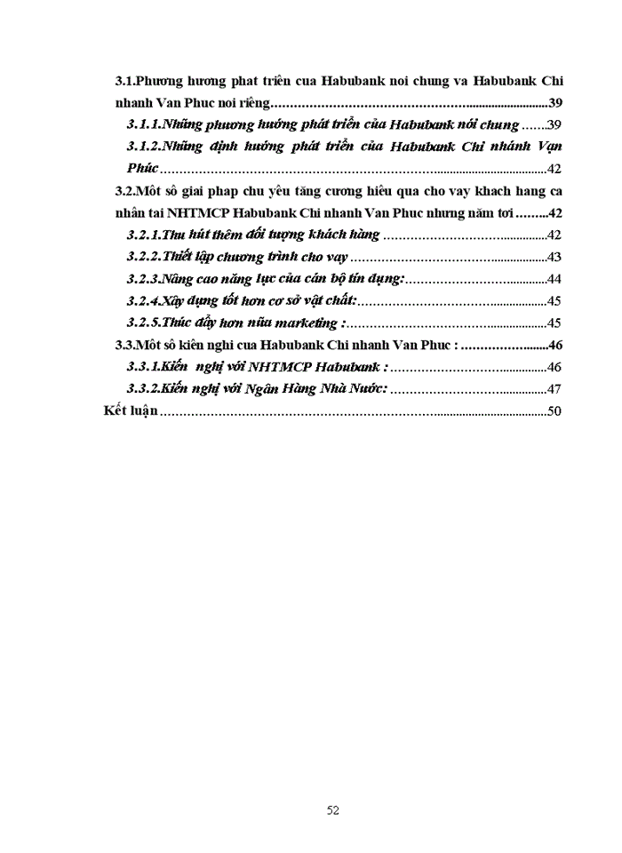 image for page Mụ̣t sụ́ giải pháp tăng cường hiợ̀u quả cho vay khách hàng cá nhân tại NHThương mại Cổ phần Habubank Chi nhánh Vạn Phúc