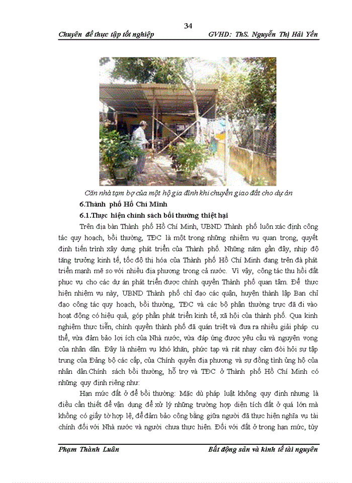 image for page ĐÁNH GIÁ TèNH HèNH THỰC HIỆN BỒI THƯỜNG HỖ TRỢ VÀ TÁI ĐỊNH CƯ KHI NHÀ NƯỚC THU HỒI ĐẤT