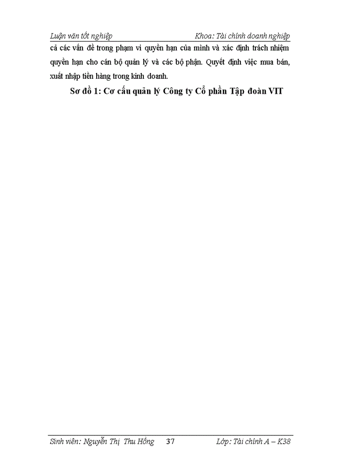 image for page Nõng cao hiệu quả sử dụng vốn tại công ty Cổ phần Tập đoàn VIT