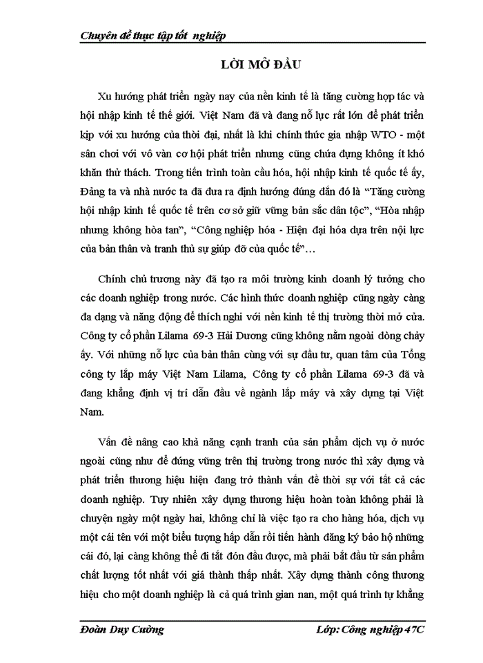 image for page Xõy dựng và phát triển thương hiệu công ty cổ phần Lilama 693 trong điều kiện hội nhập