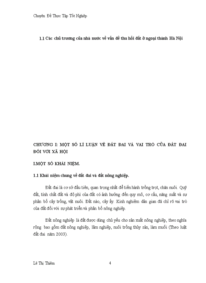 image for page Thực trạng và giải pháp của vấn đề thu hồi đất nụng nghiệp ở ngoại thành Hà Nội