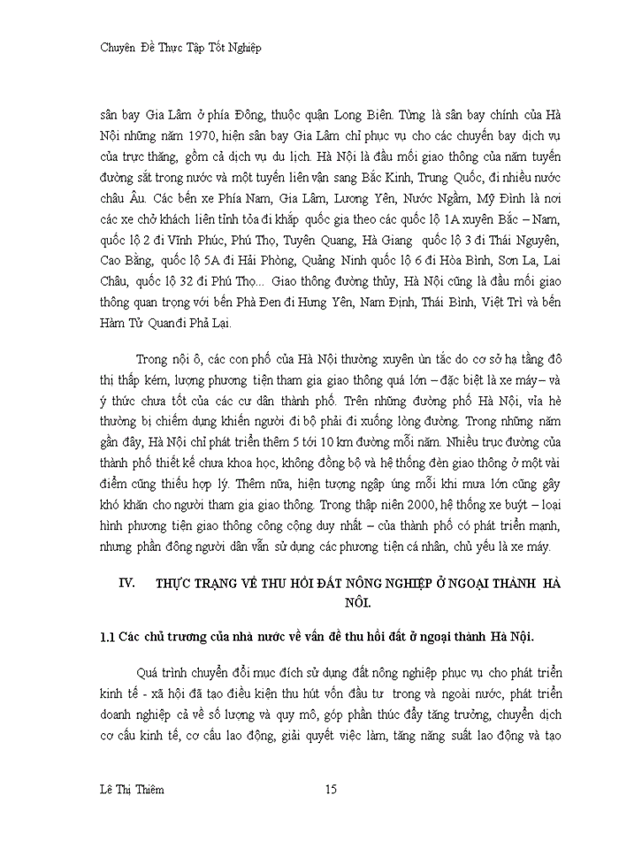 image for page Thực trạng và giải pháp của vấn đề thu hồi đất nụng nghiệp ở ngoại thành Hà Nội