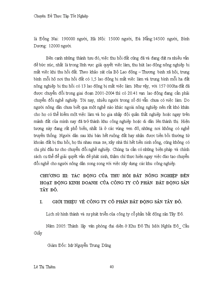 image for page Thực trạng và giải pháp của vấn đề thu hồi đất nụng nghiệp ở ngoại thành Hà Nội