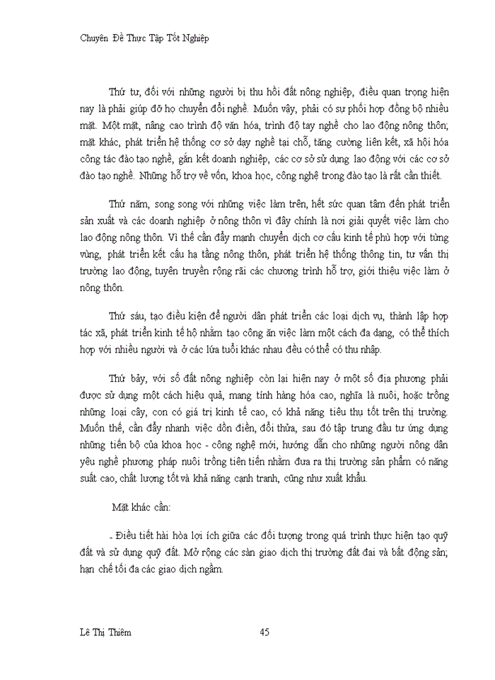 image for page Thực trạng và giải pháp của vấn đề thu hồi đất nụng nghiệp ở ngoại thành Hà Nội