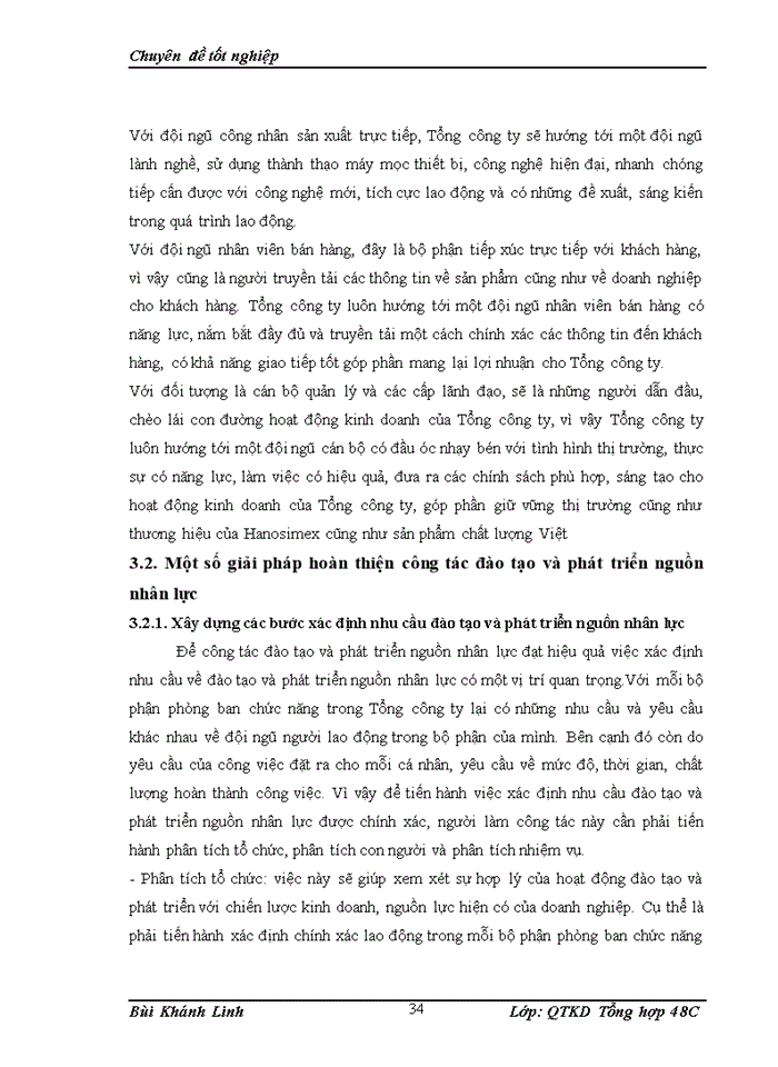 image for page Hoàn thiện công tác đào tạo và phát triển nguồn nhân lực tại Tổng công ty cổ phần dệt may Hà Nội