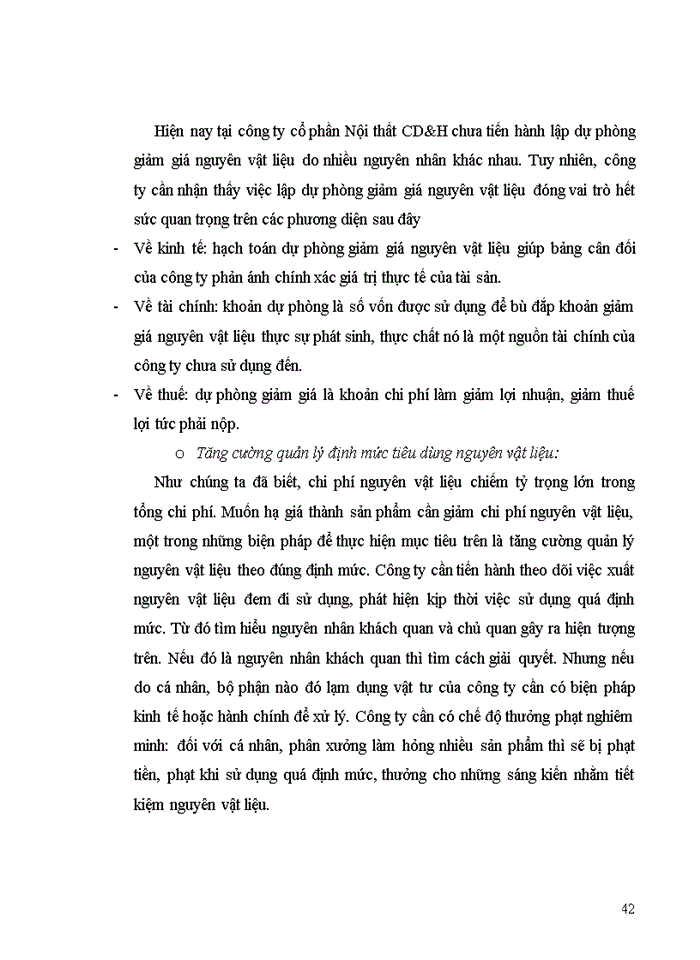 image for page Tổ chức công tác Kế toán Nguyờn vật liệu tại công ty Cổ phần Nội thất CD H