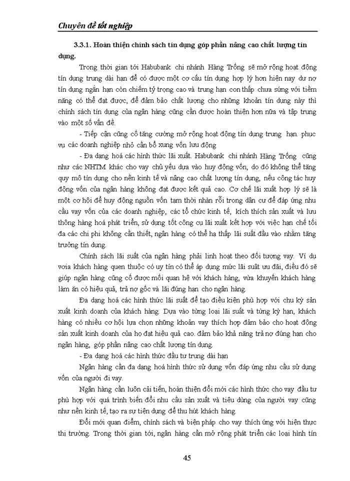 image for page Giải pháp nõng cao chṍt lượng tín dụng tại Chi nhánh Hàng Trụ́ng ngân hàng TMCổ phần nhà Hà Nụ̣i