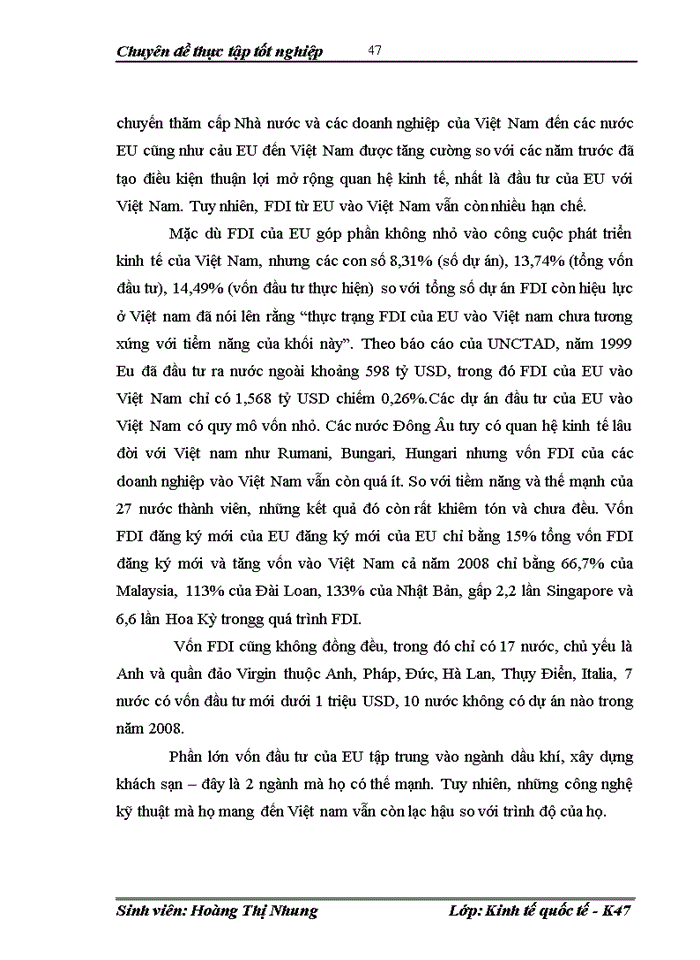 image for page Đẩy mạnh đầu tư trực tiếp nước ngoài của EU vào Việt Nam cho chuyờn đề của mỡnh