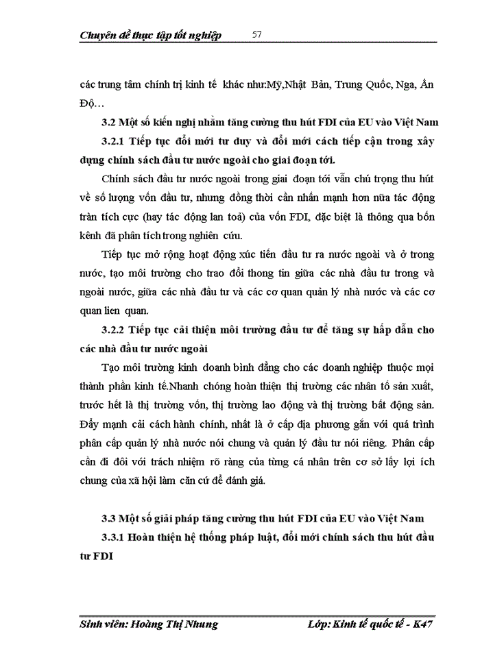 image for page Đẩy mạnh đầu tư trực tiếp nước ngoài của EU vào Việt Nam cho chuyờn đề của mỡnh