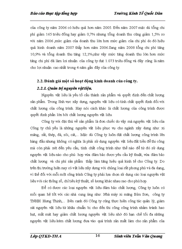 image for page Thực trạng hoạt động sản xuất kinh doanh của công ty trong thời gian vừa qua