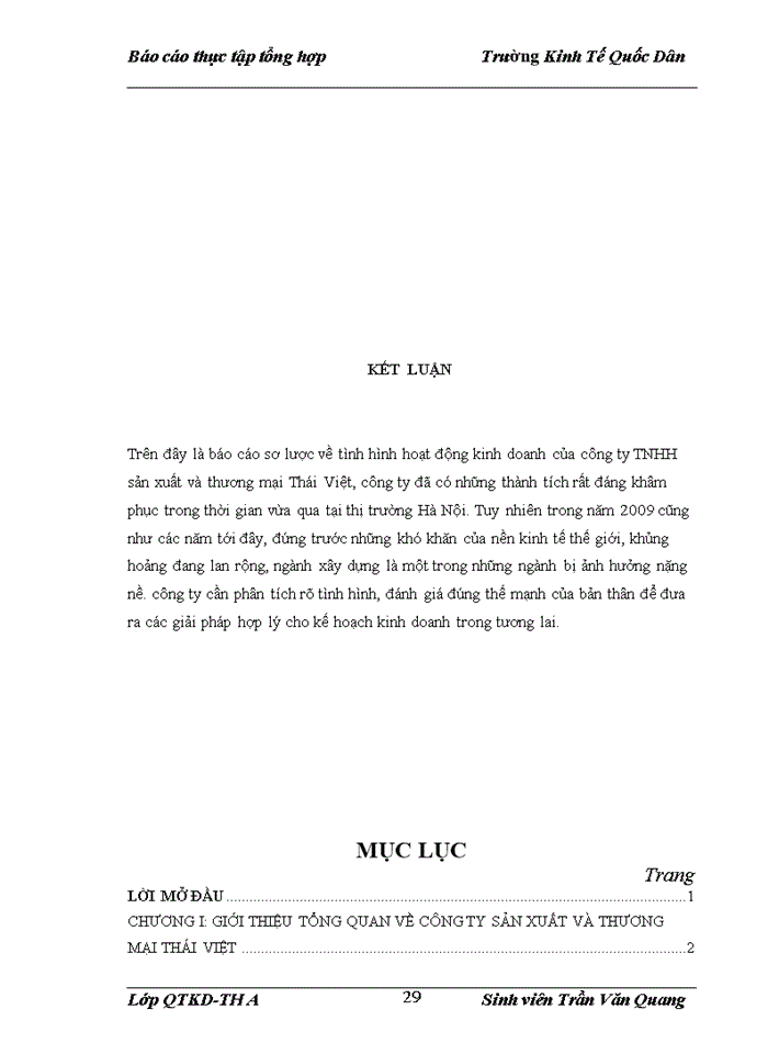 image for page Thực trạng hoạt động sản xuất kinh doanh của công ty trong thời gian vừa qua