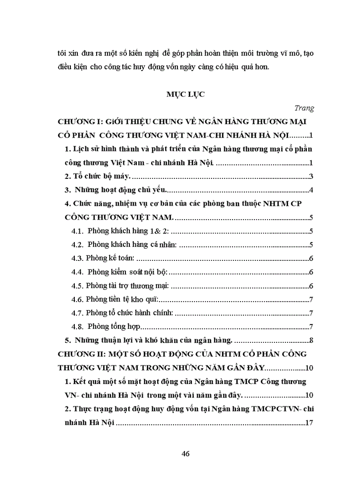 image for page Báo cáo GIỚI THIỆU CHUNG VỀ NGÂN HÀNG THƯƠNG MẠI CỔ PHẦN CễNG THƯƠNG VIỆT NAM-CHI NHÁNH HÀ NỘI
